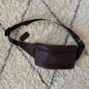 Coach Vintage Y2K Mahogany Canteen Pouch Belt Bag Made in USA